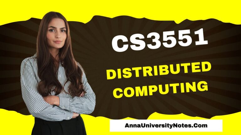 CS3551 Distributed Computing Notes PDF Download